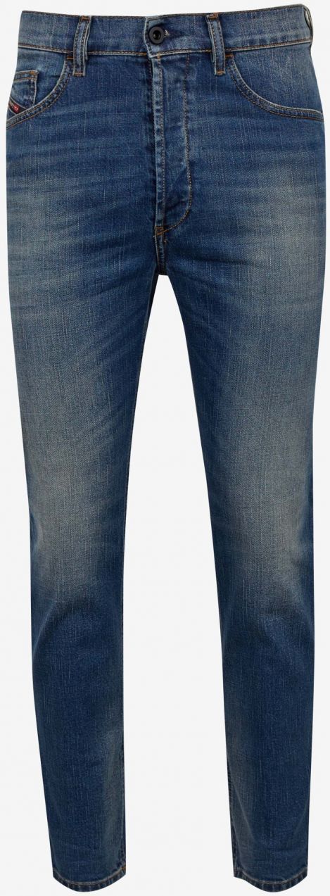 Modre pánske slim fit rifle Diesel