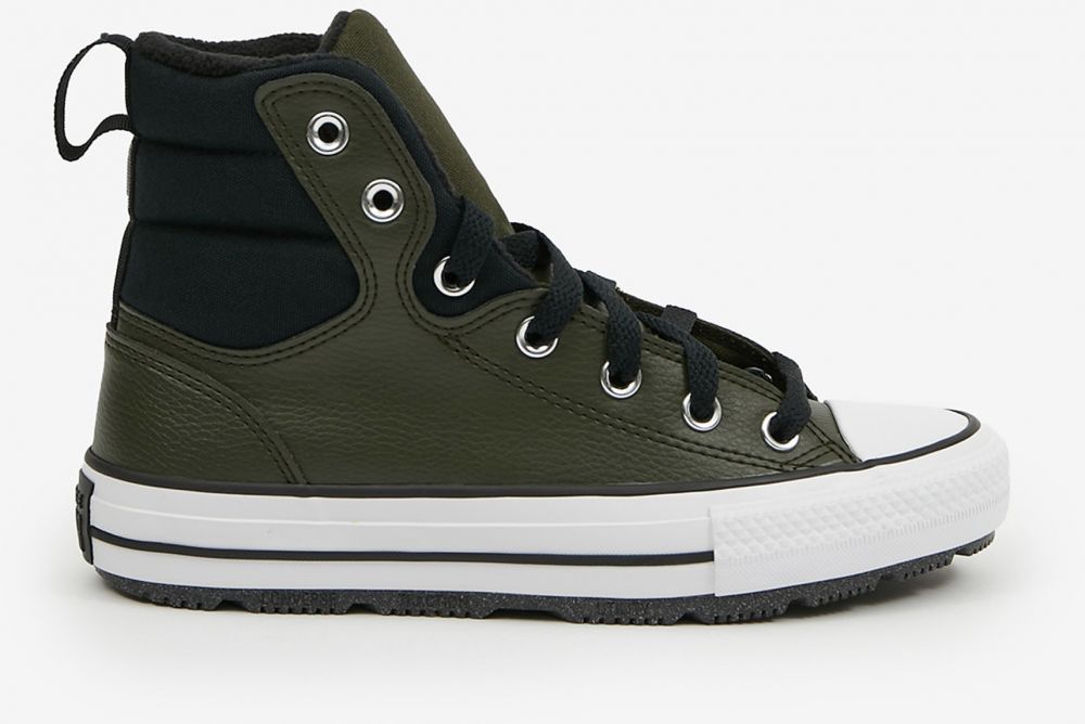 Čierno-zelené členkové tenisky Converse Chuck Taylor All Star Berkshire Boot