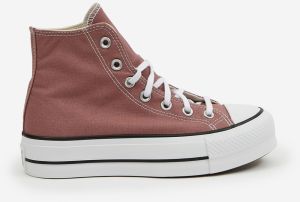 Ružové dámske členkové tenisky Converse Chuck Taylor All Star Lift