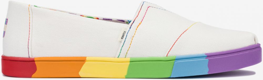 Espadrilky, slip on pre ženy TOMS - biela