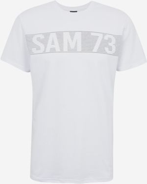 Tričká s krátkym rukávom pre mužov SAM 73 - biela