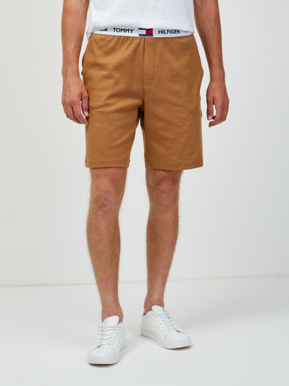 Kraťasy pre mužov Tommy Hilfiger - hnedá