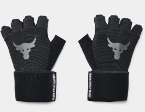 Čierne rukavice Under Armour UA Project Rock Training GL
