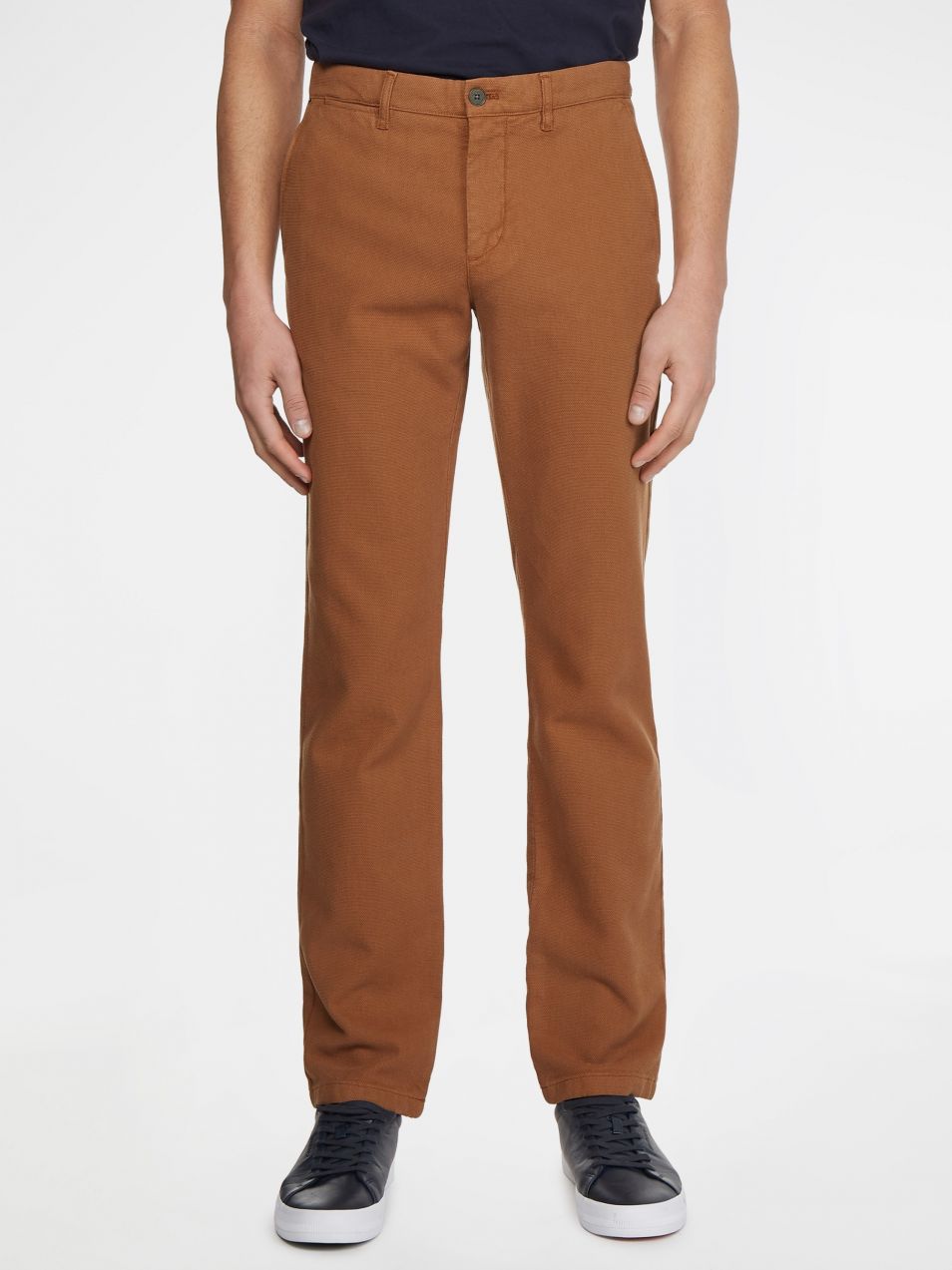 Chino nohavice pre mužov Tommy Hilfiger - hnedá
