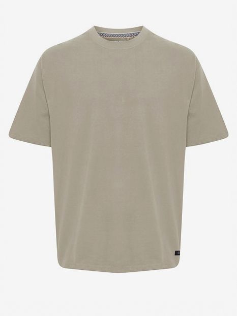 Šedé basic tričko s krátkym rukávom Blend