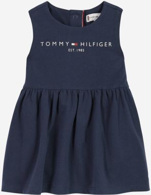 Tmavomodré dievčenské šaty Tommy Hilfiger