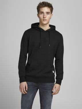 Čierna basic mikina s kapucňou Jack & Jones Basic