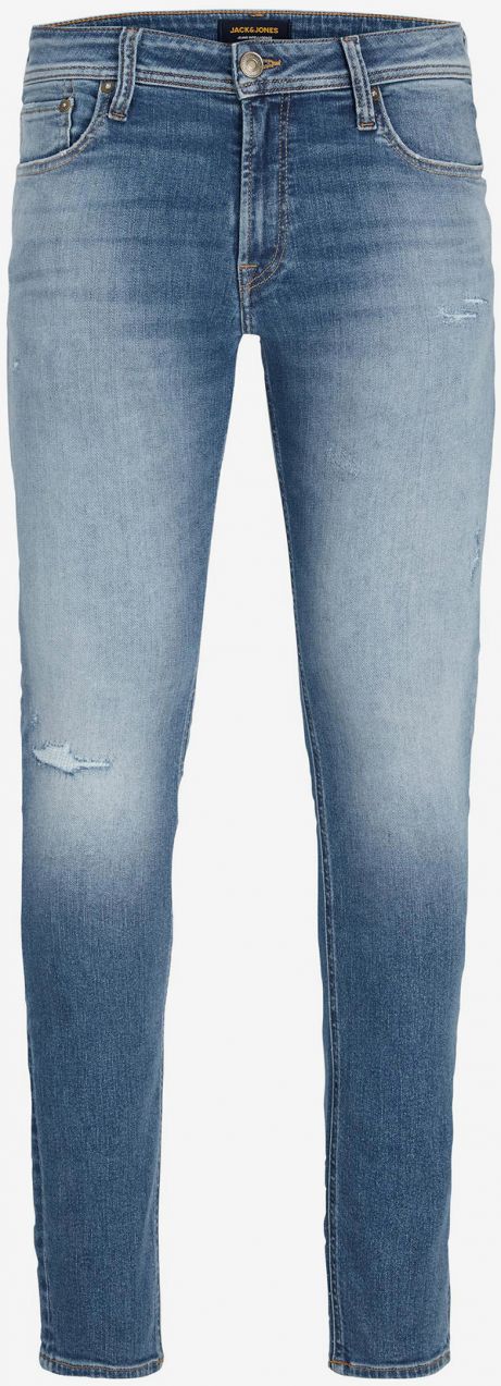 Modré slim fit džínsy s elegantným efektom Jack & Jones Liam