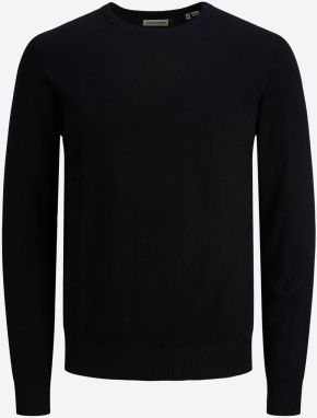 Čierný basic sveter Jack & Jones Emil