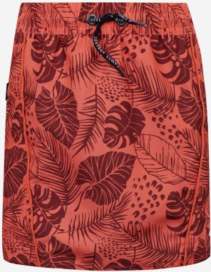 Oranžová dievčenská vzorovaná sukňa SAM 73 Kora
