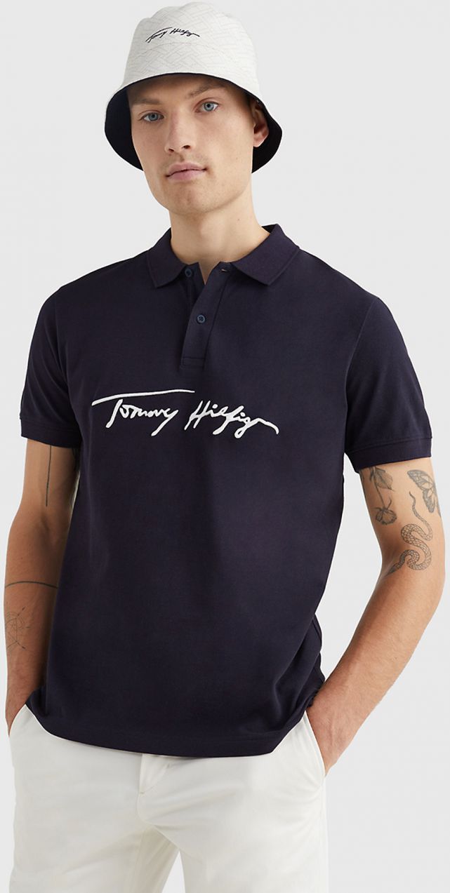 Polokošele pre mužov Tommy Hilfiger - tmavomodrá