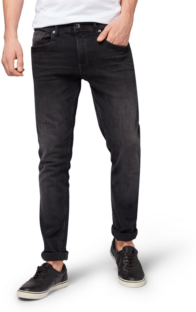 Tmavošedé pánske skinny fit rifle Tom Tailor Denim