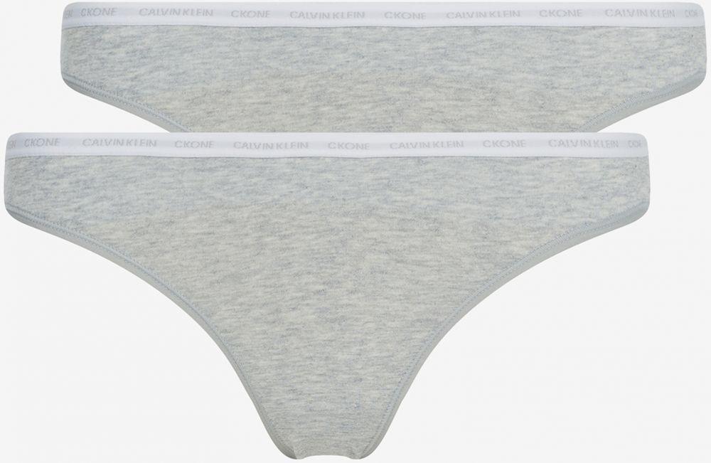 Súprava dvoch nohavičiek Calvin Klein Underwear svetlosivej farby