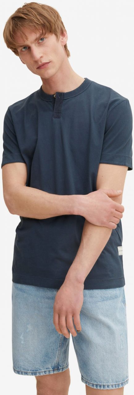Tmavomodré pánske tričko Tom Tailor