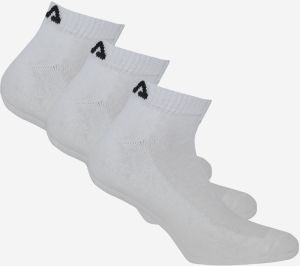 Súprava troch párov ponožiek v bielej farbe FILA