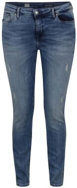 Modré jegging fit rifle s potrhaným efektom Tommy Hilfiger
