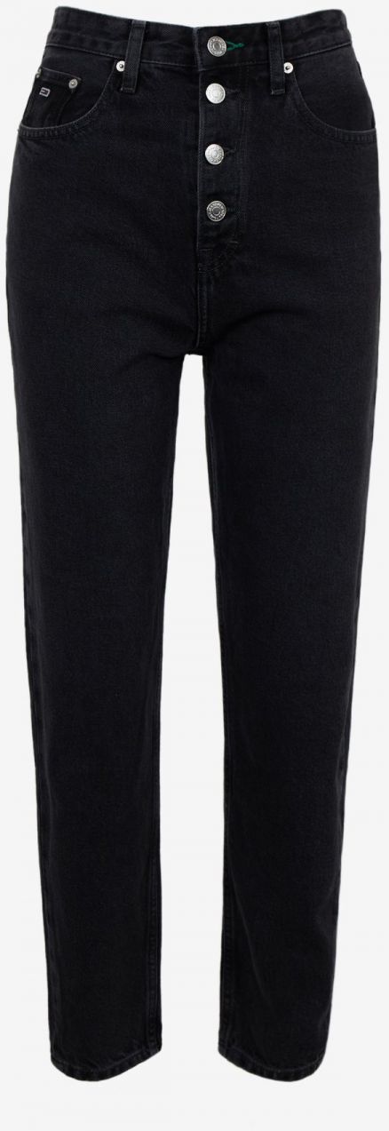 Nohavice pre ženy Tommy Hilfiger - čierna