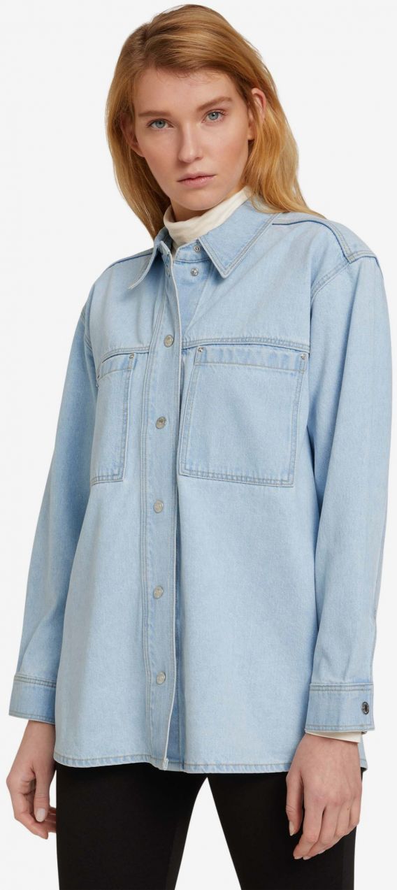 Svetlomodrá dámska rifľová bunda Tom Tailor Denim