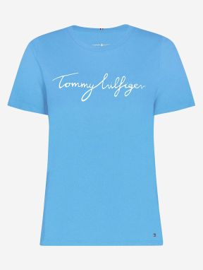 Modré dámske tričko Tommy Hilfiger