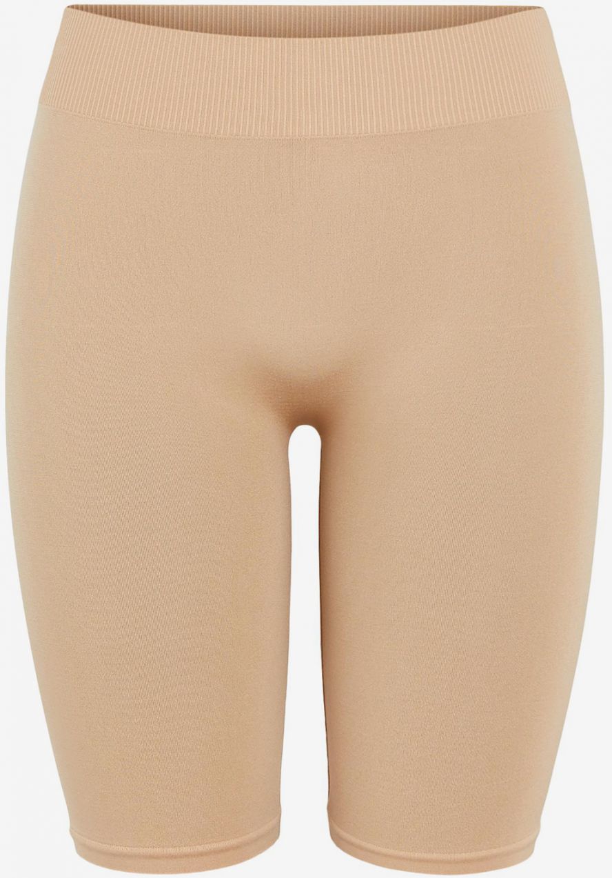 Béžové krátke legíny Pieces London Shorts
