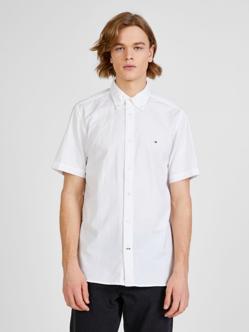 Biela pánska košeľa Tommy Hilfiger