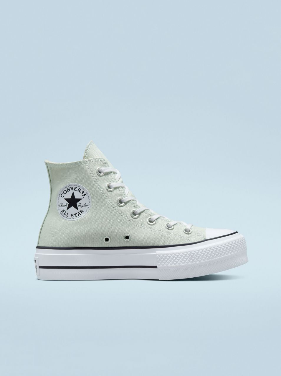 Svetlosivé dámske členkové tenisky Converse Chuck Taylor Lift