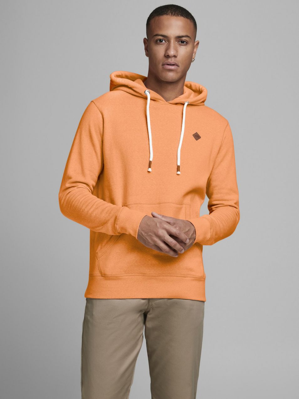 Oranžová mikina s kapucou Jack & Jones Tons