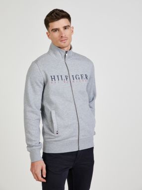 Šedá pánsk mikina s nápisem Tommy Hilfiger