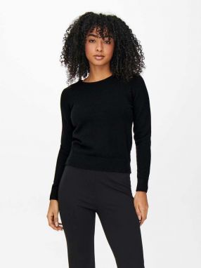 Čierny basic sveter Jacqueline de Yong Marco