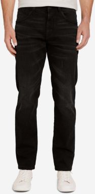 Čierne pánske straight fit rifle Tom Tailor Marvin