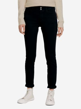 Čierne dámske skinny fit džínsy Tom Tailor Alexa Skinny