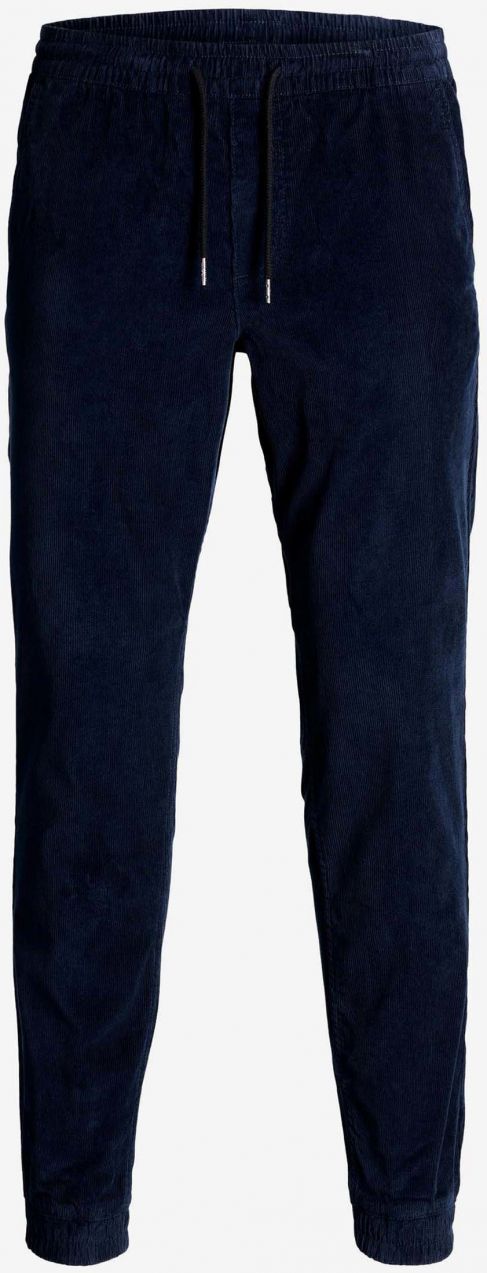 Tmavomodré menčestrové nohavice Jack & Jones Gordon