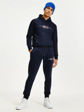 Tmavomodré pánske tepláky Tommy Hilfiger Lines Sweatpant