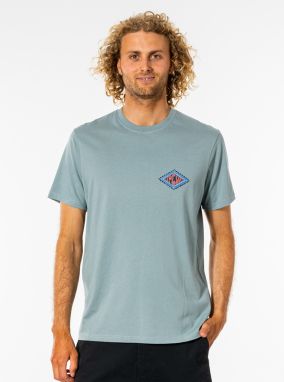 Svetlomodré pánske tričko s potlačou Rip Curl
