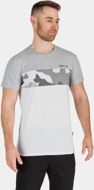 Bielo-šedé pánske tričko so vzorom SAM 73