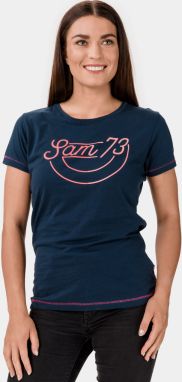Tmavomodré dámske tričko SAM 73