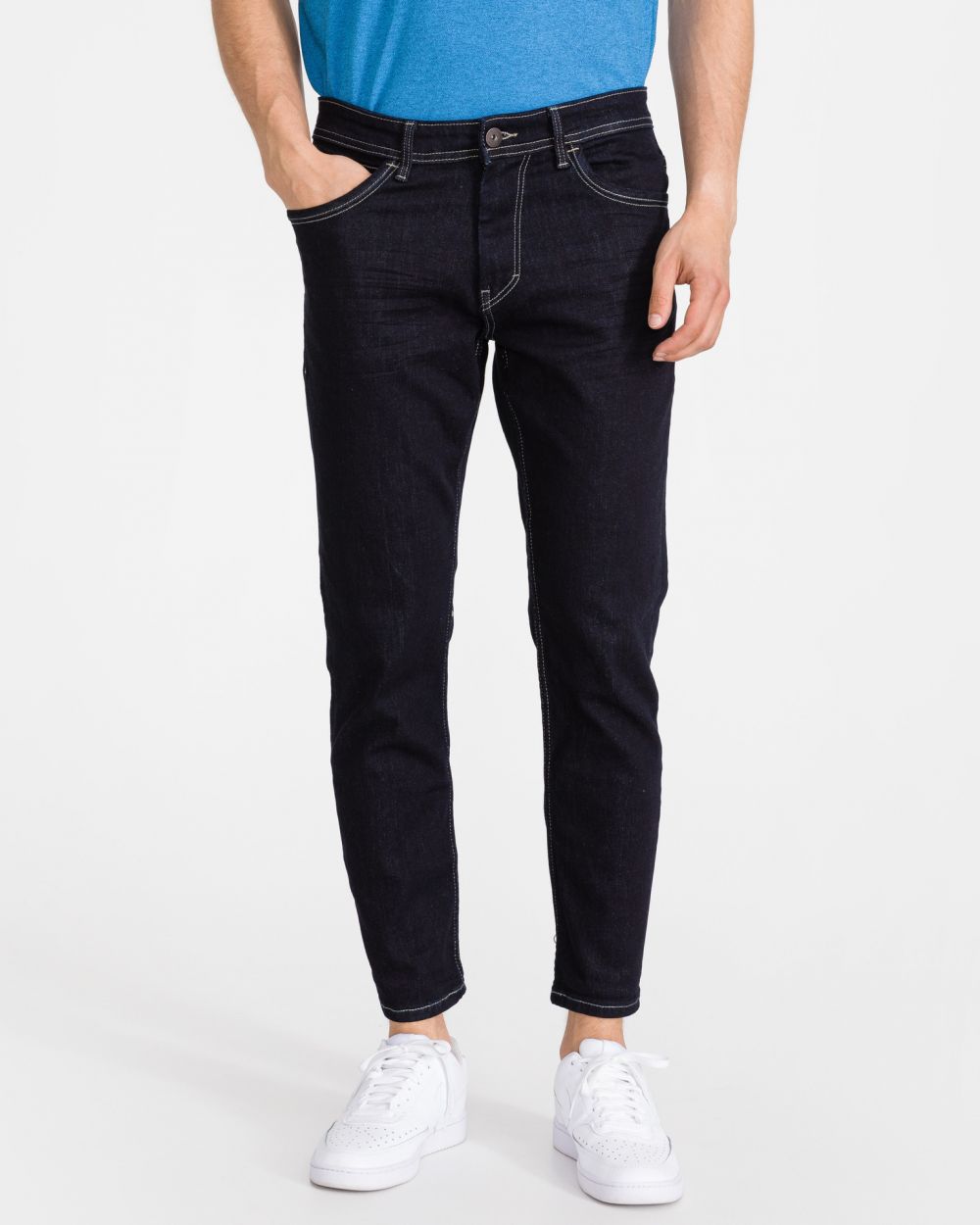 Slim fit pre mužov Tom Tailor - modrá