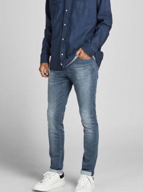 Modré skinny rifle Jack & Jones Glenn