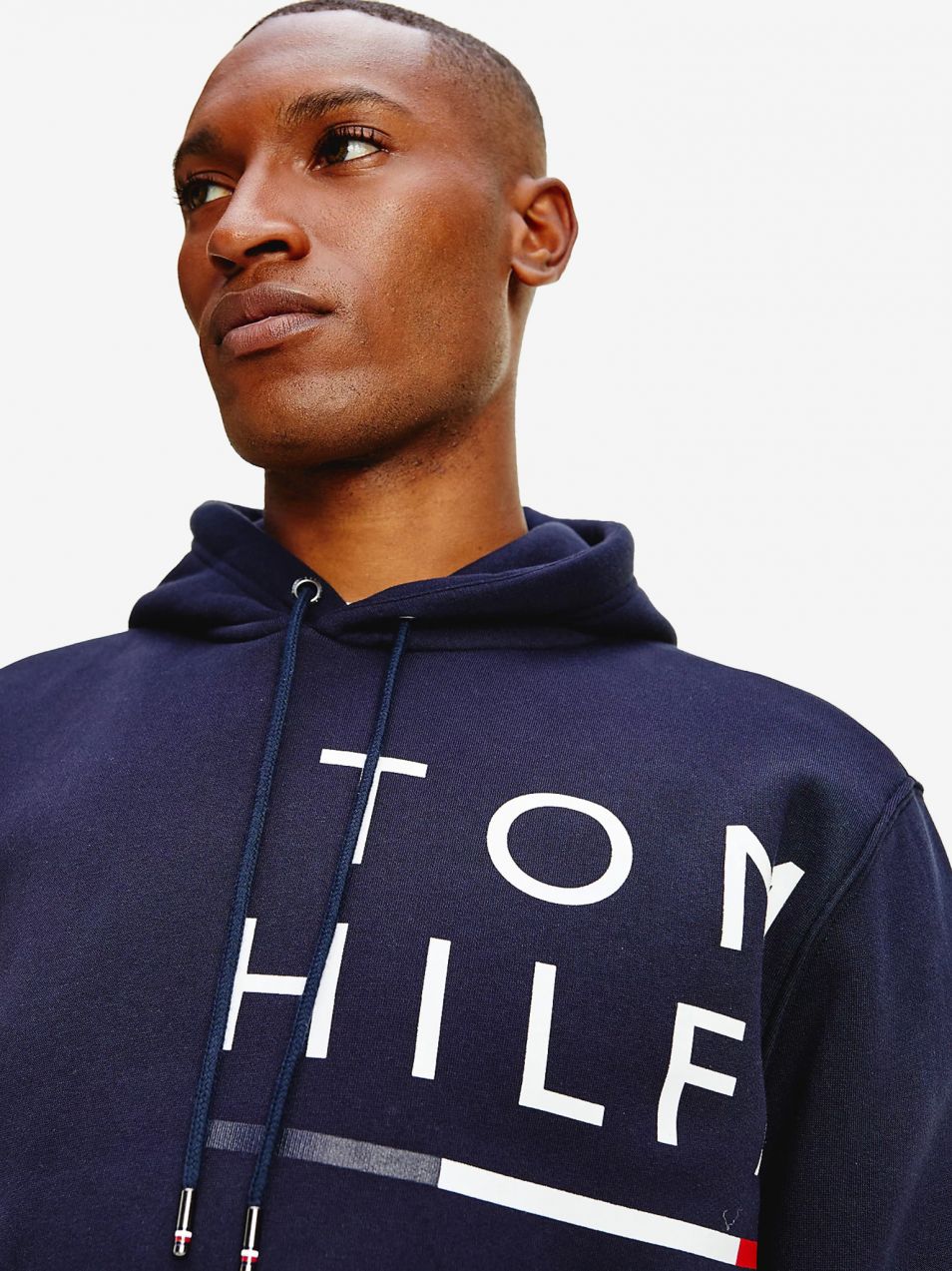Mikiny s kapucou pre mužov Tommy Hilfiger - modrá