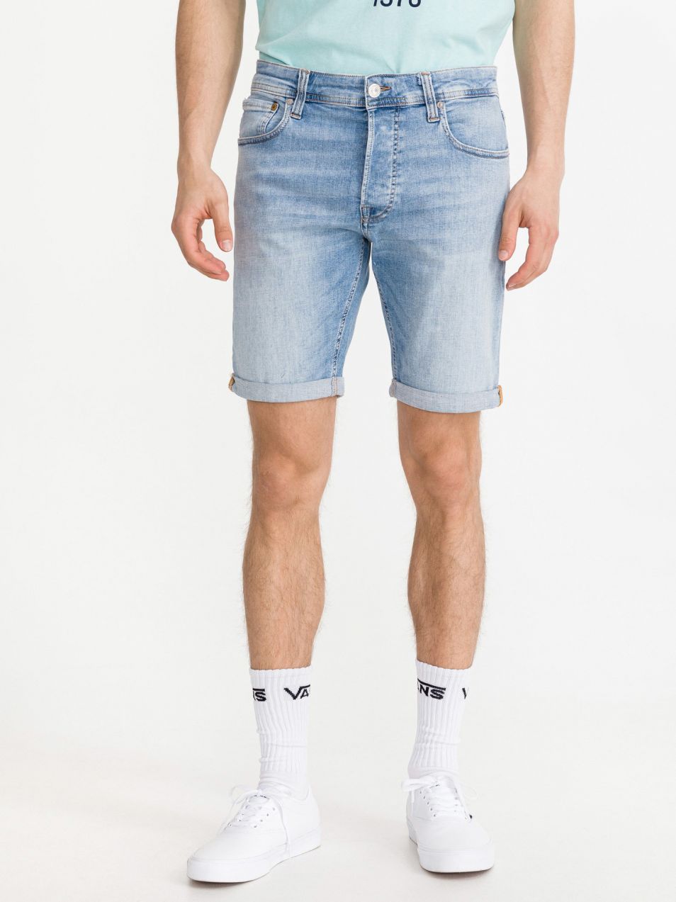 Kraťasy pre mužov Jack & Jones - modrá