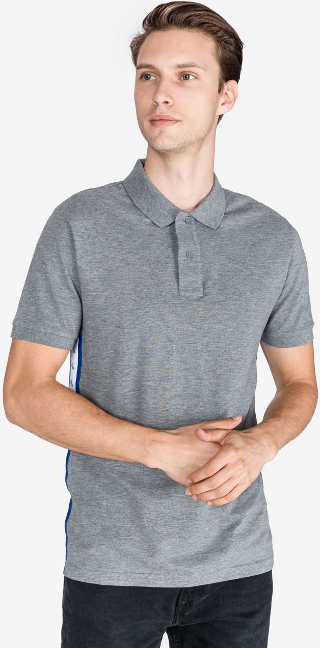 Polokošele pre mužov Calvin Klein - sivá