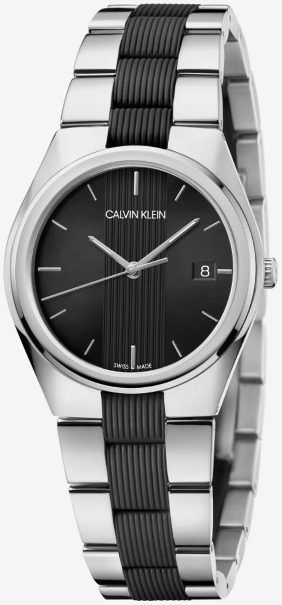 Hodinky pre ženy Calvin Klein - čierna, strieborná