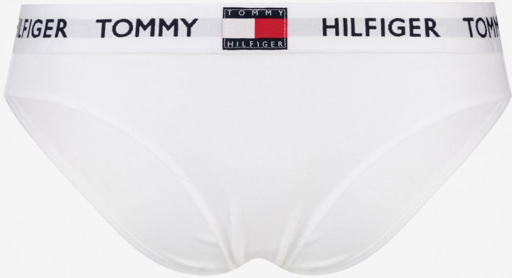 Nohavičky pre ženy Tommy Hilfiger - biela