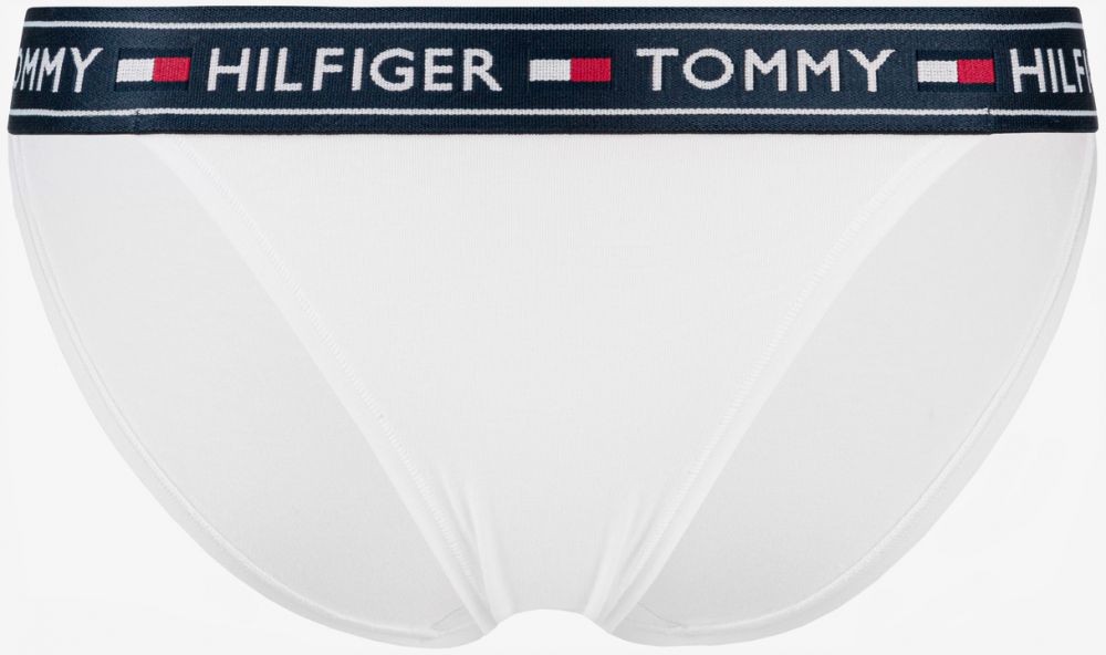 Nohavičky pre ženy Tommy Hilfiger - biela