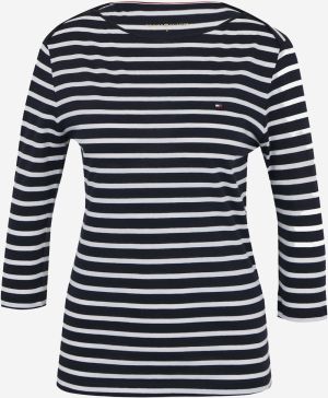 Tričká s dlhým rukávom pre ženy Tommy Hilfiger - modrá