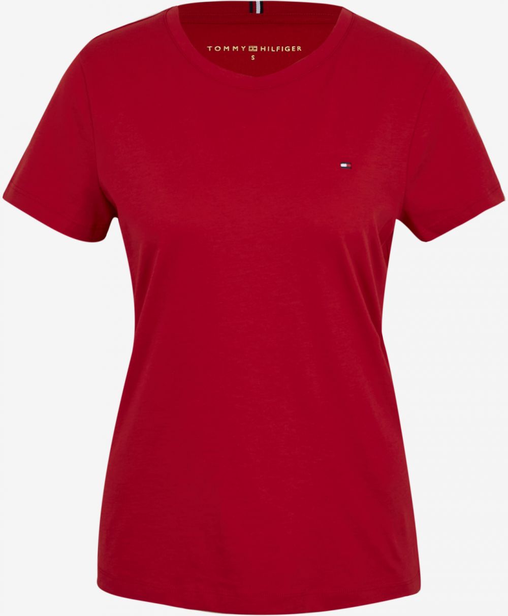 Tričká s krátkym rukávom pre ženy Tommy Hilfiger - červená