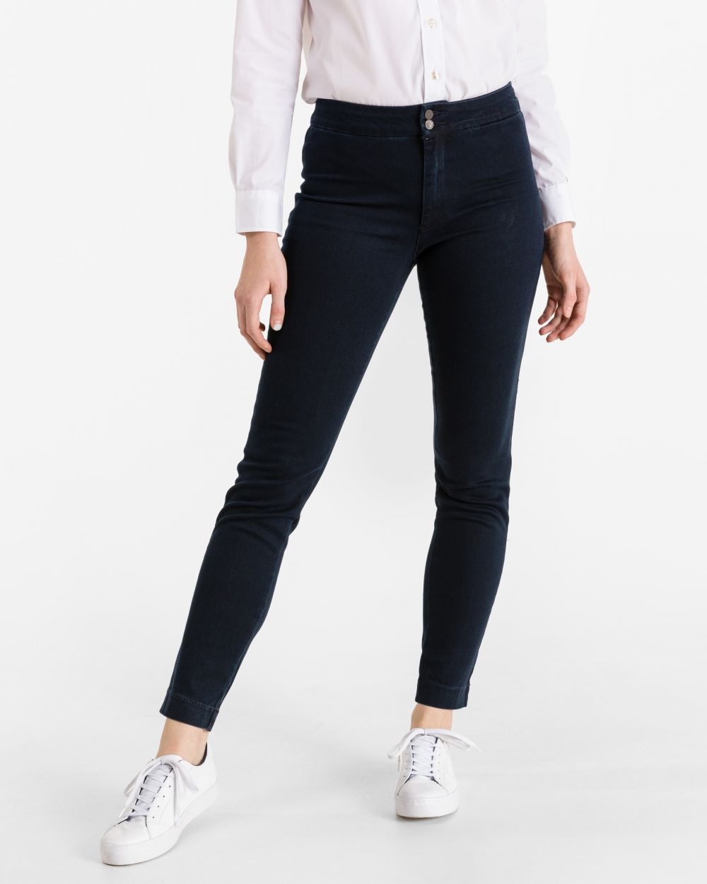 Slim fit pre ženy Tommy Hilfiger - čierna