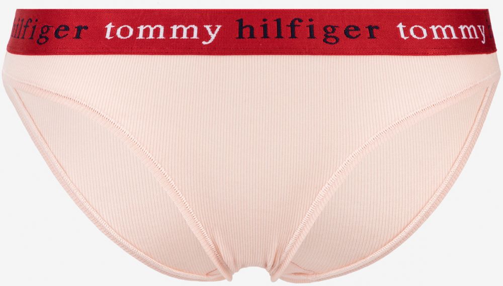 Nohavičky pre ženy Tommy Hilfiger - béžová
