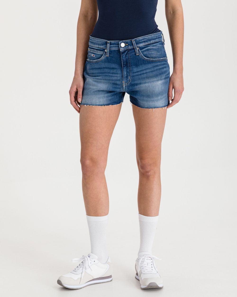 Kraťasy pre ženy Tommy Hilfiger - modrá