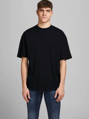 Čierne basic tričko Jack & Jones Brink Tee